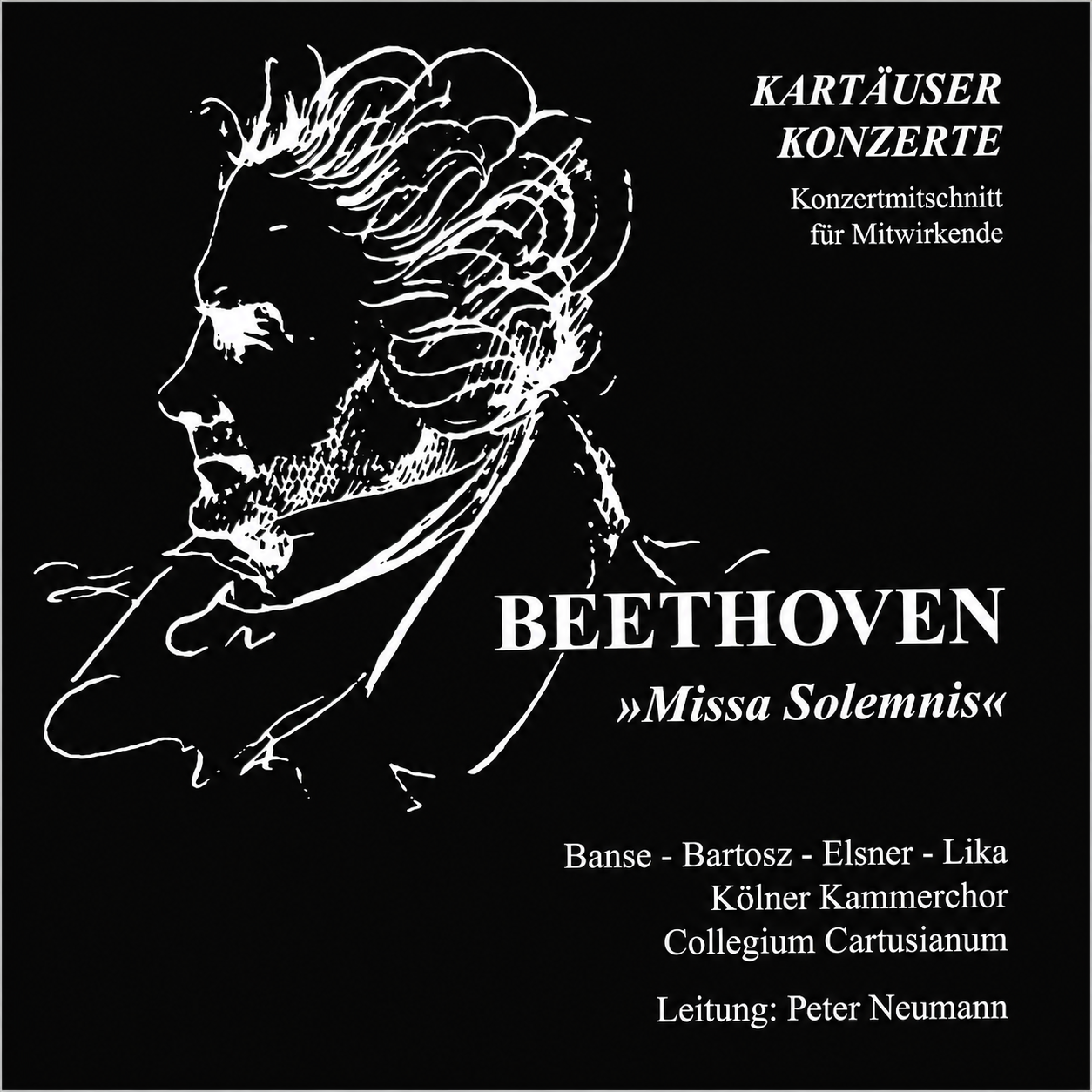 Cover of Beethoven's Missa solemnis